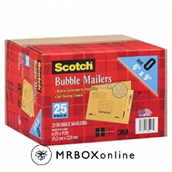 3M Scotch Bubble Mailer 6x9