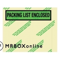 7x5.5 Packing List Environmental Envelope