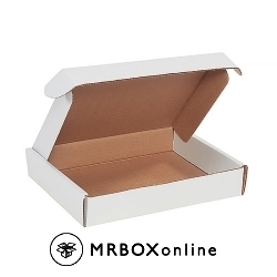 11.125x8.75x2 Deluxe White Die Cut Mailer Box