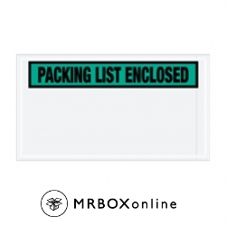 5.5"X10" Green Packing List Enclosed Envelopes