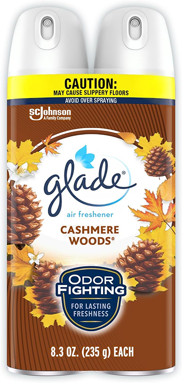 Glade Air Freshener Odor Fighting Room Spray Cashmere Woods