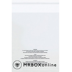 8x10 Clear Resealable Suffocation Warning Bags