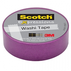 3M Scotch Expressions Washi Tape Purple