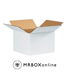 10x8x6 White Cardboard Box