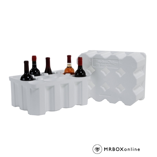 12 Bottle Foam Wine Shippers Wine Shipping Boxes