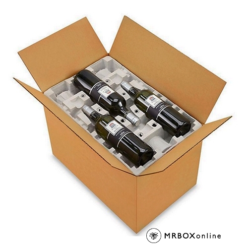 12 Bottle Pulp Wine Shipper Wine Shipping Boxes