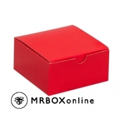8x8x3.5 Red Gift Box