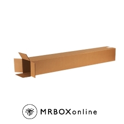 BOX USA BP3018W Mailing Tubes With Caps, 3" X 18", White (Pack Of 24