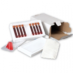 Blood Specimen Kit 8 Tubes Styrofoam
