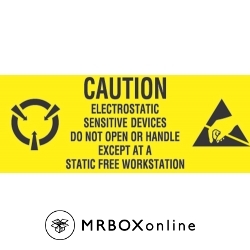 1x2-1/2 Caution Electrostatic Devices Label