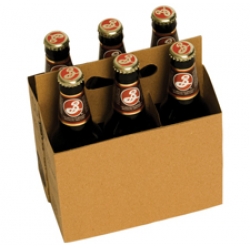 6 Bottle Cardboard Beer Carrier