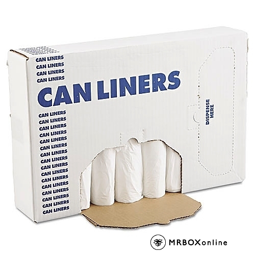 24x32 Low Density White Can Liner