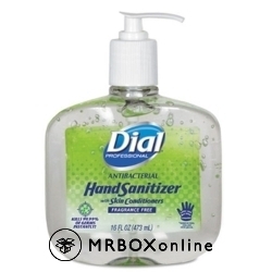 Dial Antibacterial Gel Hand Sanitizer 16 ounces