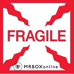 2x2 Mini FRAGILE Labels
