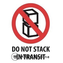 3x4 Do Not Stack in Transit