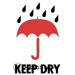 3x4 Keep Dry Labels