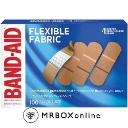 BandAid Flexible Fabric Adhesive Bandages