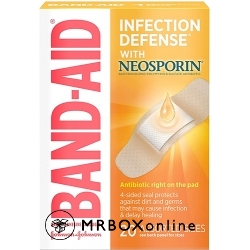 Band Aid Brand Antibiotic Bandages
