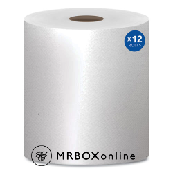 8"x880' White Hardroll Towels