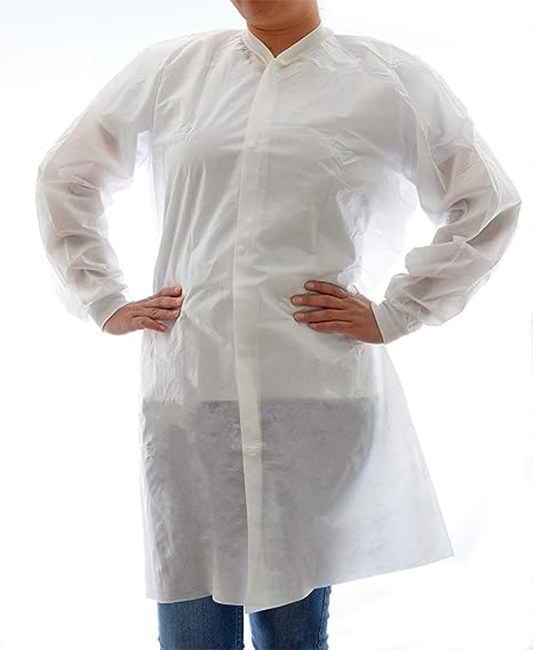 Lab Coats Lightweight Polypropylene Large