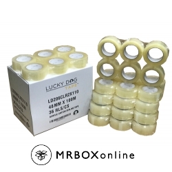 Lucky Dog 2x110 2.6 Heavy Duty Clear Box Sealing Tape