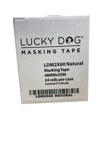 Lucky Dog 2x60yds Masking Tape