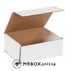 10x8x4 White Die Cut Mailer Boxes
