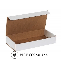 12x6x3 White Die Cut Mailer Boxes