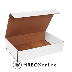 18x12x4 White Die Cut Mailer Boxes