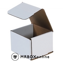 4x4x3 White Die Cut Mailer Boxes