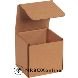 5x5x4 Kraft Die Cut Mailer Boxes