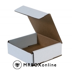 6x6x2 White Die Cut Mailer Boxes
