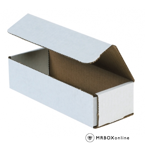 8x3x2 White Die Cut Mailers Corrugated Cardboard Boxes