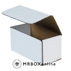 8x4x4 White Die Cut Mailer Boxes