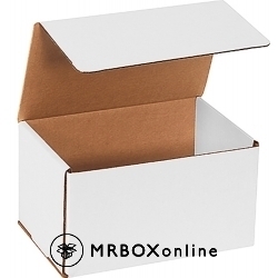 9x6x5 White Die Cut Mailer Boxes