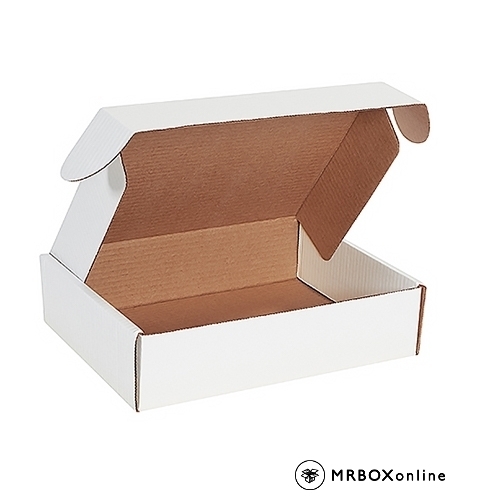Deluxe White Die Cut Mailers Cardboard Boxes