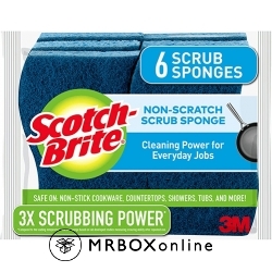 3M Scotch-Brite Heavy Duty Sponge 6 pack