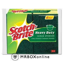 3M Scotch-Brite Heavy Duty Sponge 6 pack