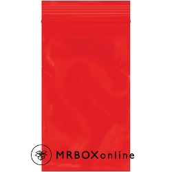 3x5 Reclosable Red Bag 2 Mil