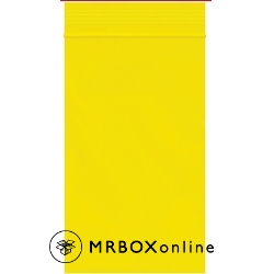 3x5 Reclosable Yellow Bag 2 Mil