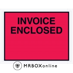 4.5x6 Red Invoice Enclosed Envelope