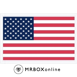 5.25x8 USA Flag Packing List Envelope