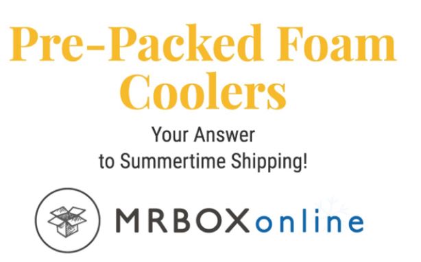 Summertime Throwback: Pre-packed foam coolers for summer shipping
