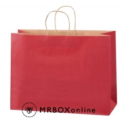 16x6x12 Scarlet Tinted Shopping Bags
