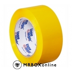 2x110yds Yellow Plastic Box Tape